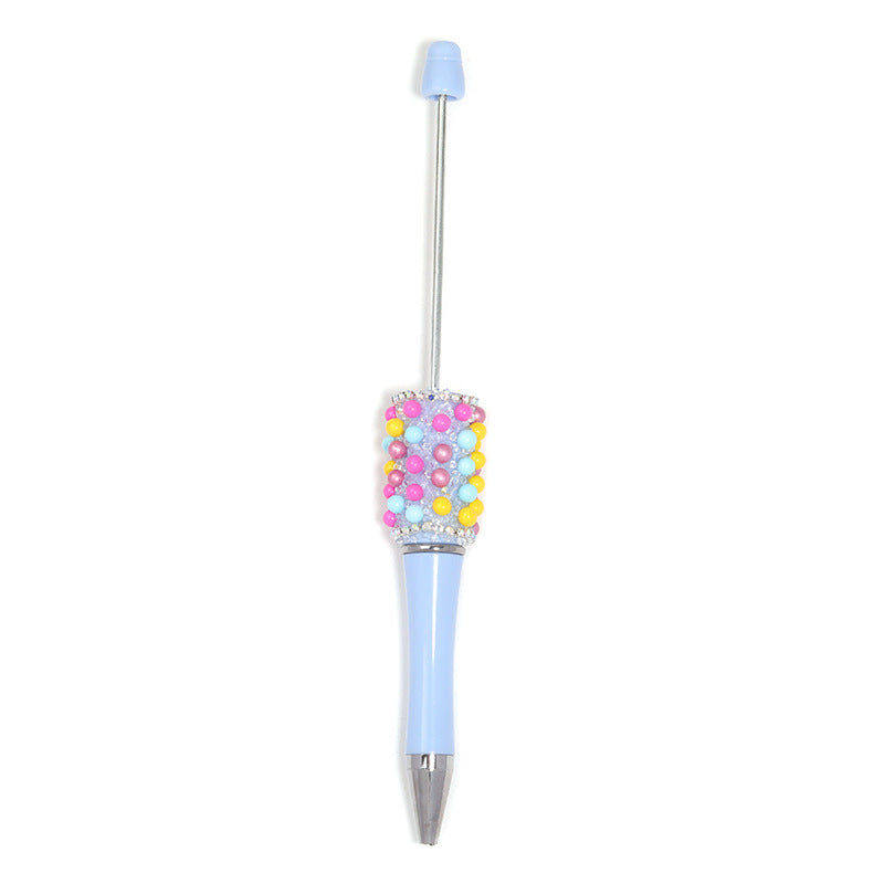 Wholesale   5pcs/pack  Dopamine bubble ball fine glitter beaded pen